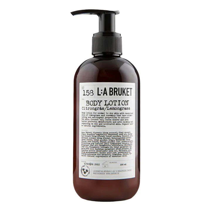 L:A BRUKET Lait corps Citronnelle 158 - 240 ml