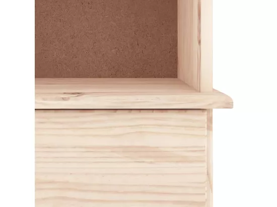 Bibliothèque avec tiroirs ALTA 77x35x186,5cm bois massif de pin