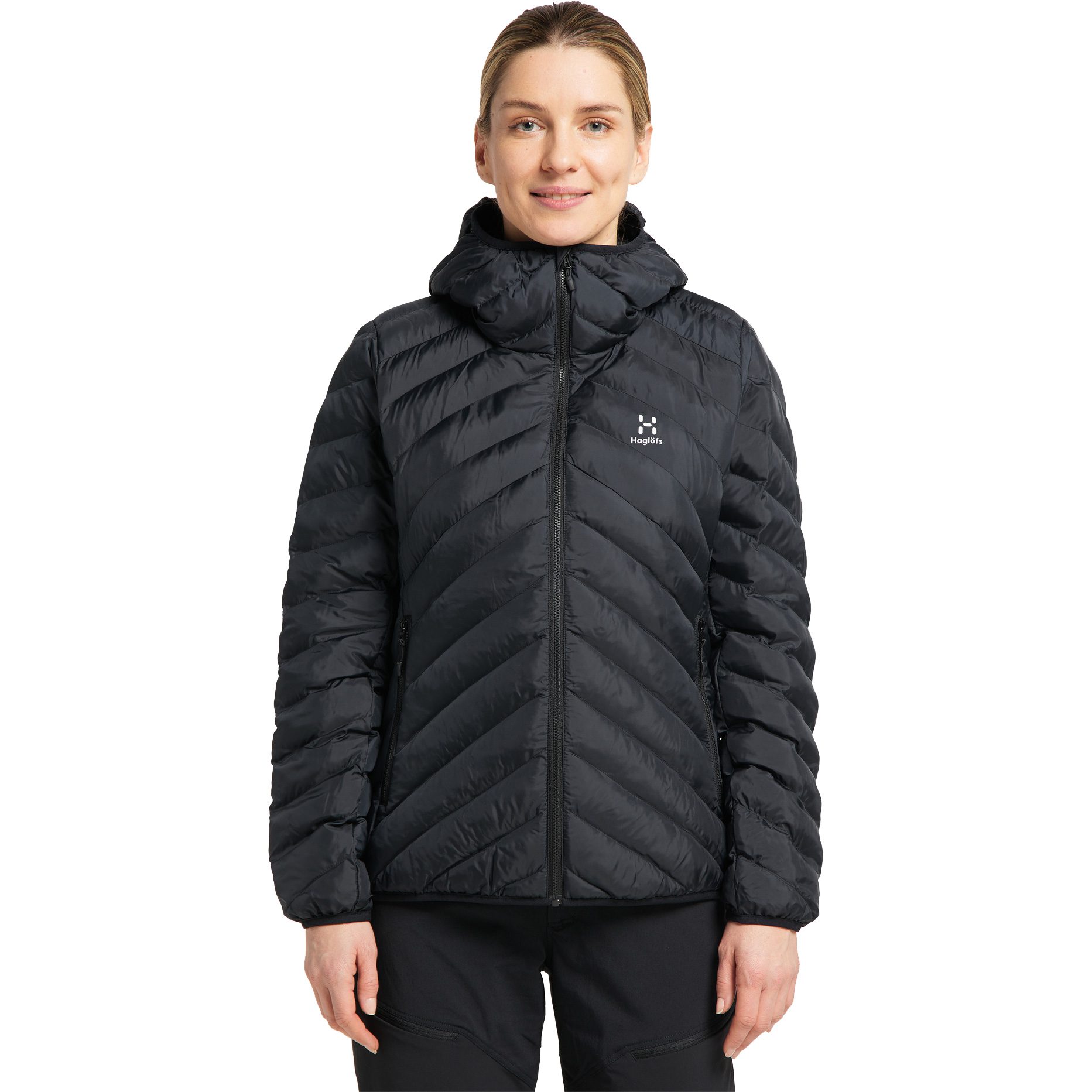 Haglöfs Särna Mimic Hood Isolationsjacke Damen true black