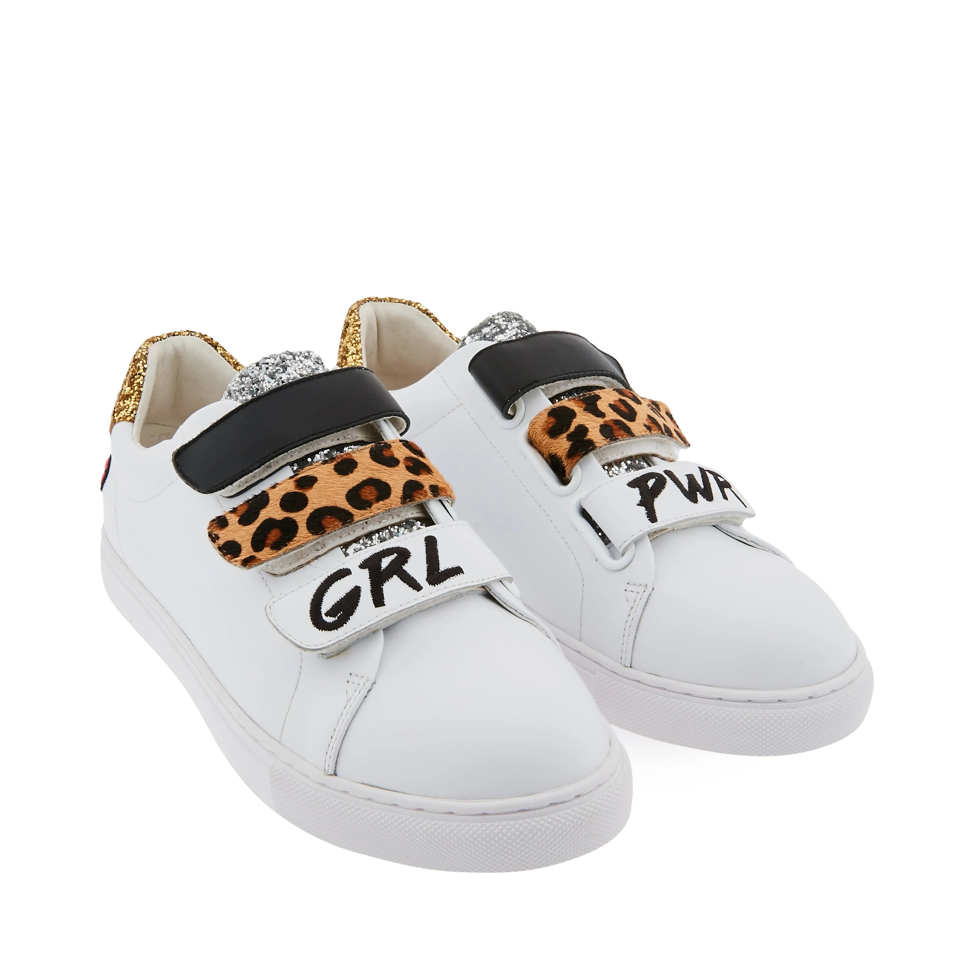 EDITH GRL PWR - Sneakers en cuir | Blanc