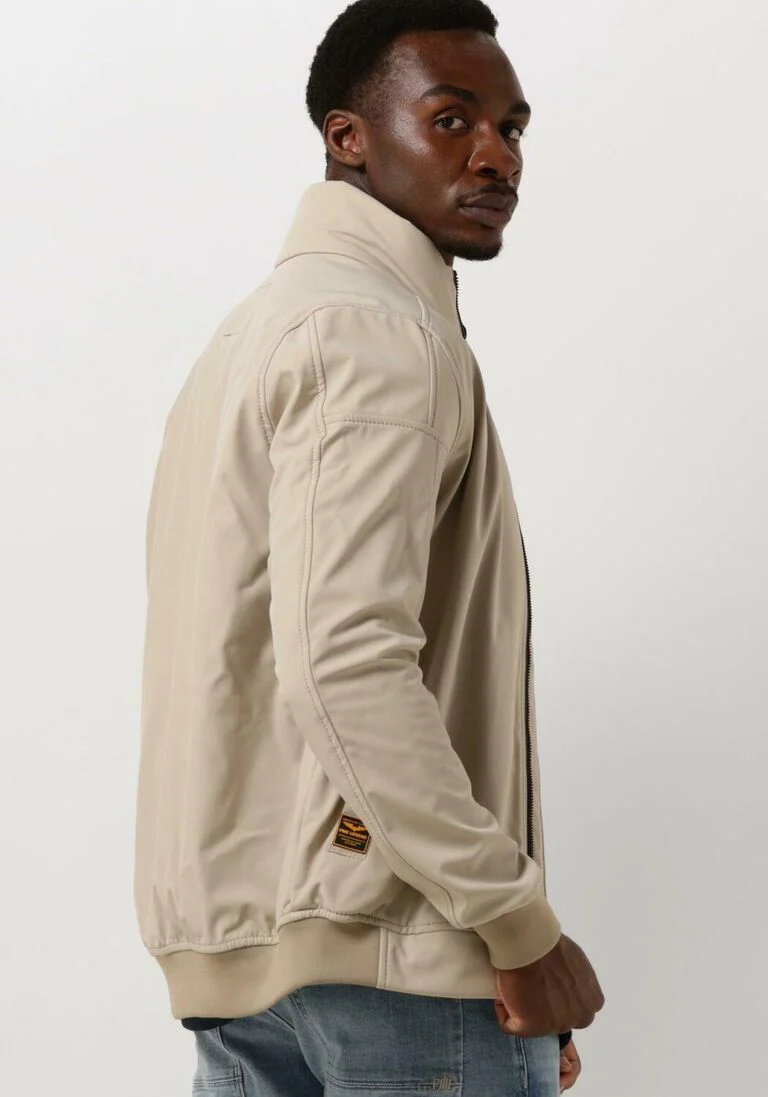PME LEGEND beige pme legend jack bomber jacket skyglider softshell
