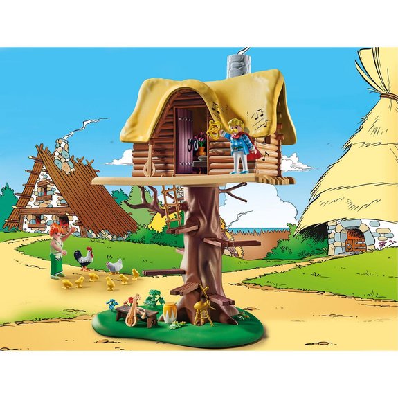 La Hutte d'Assurancetourix Playmobil Astérix 71016