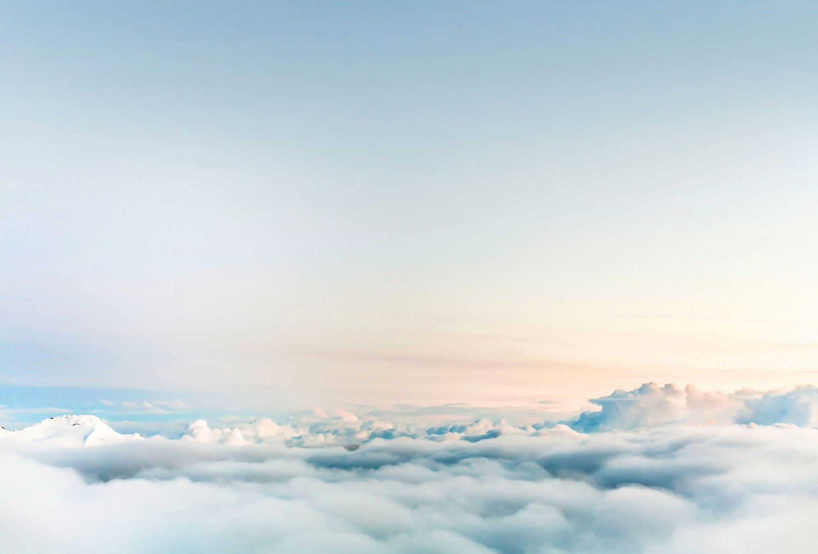 Fototapete DESIGNWALLS 2.0 - weiß-blau - Himmel - 2,6 Meter