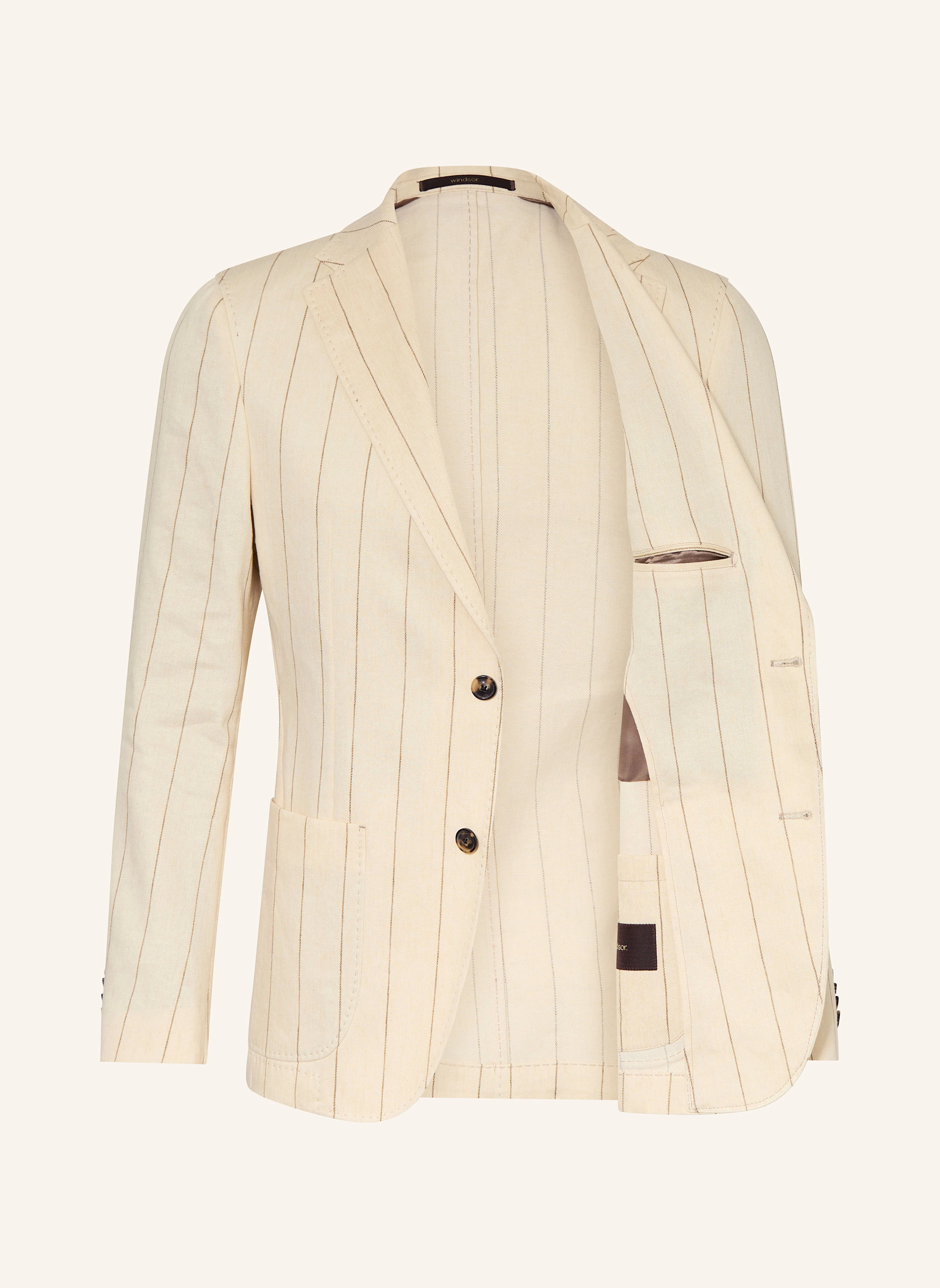 windsor. Anzugsakko GIRO Extra Slim Fit mit Leinen