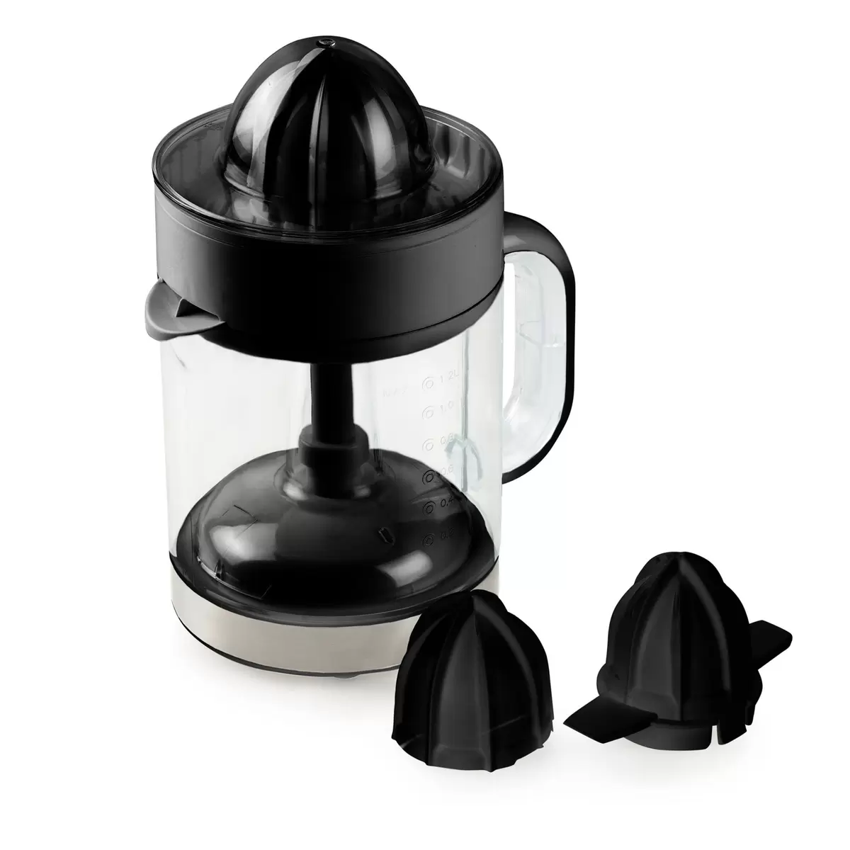 Zitruspresse Domo DO9235J schwarz,silber,transparent