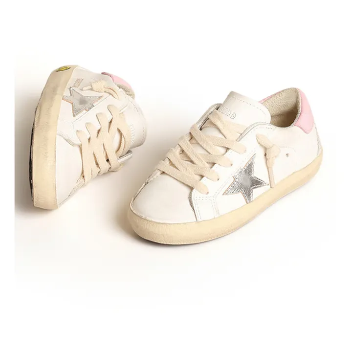 Golden Goose Baskets Lacets Super-Star | Rose