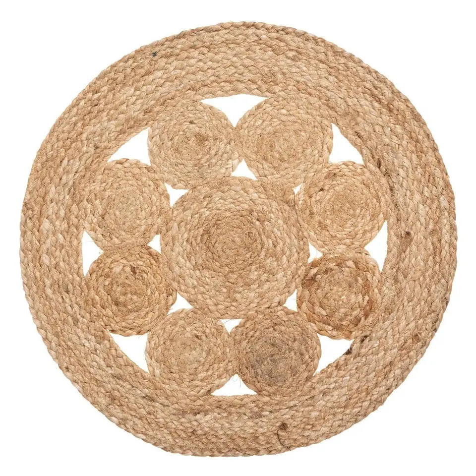 Atmosphera Placemat - jute naturel - rond - 38 cm