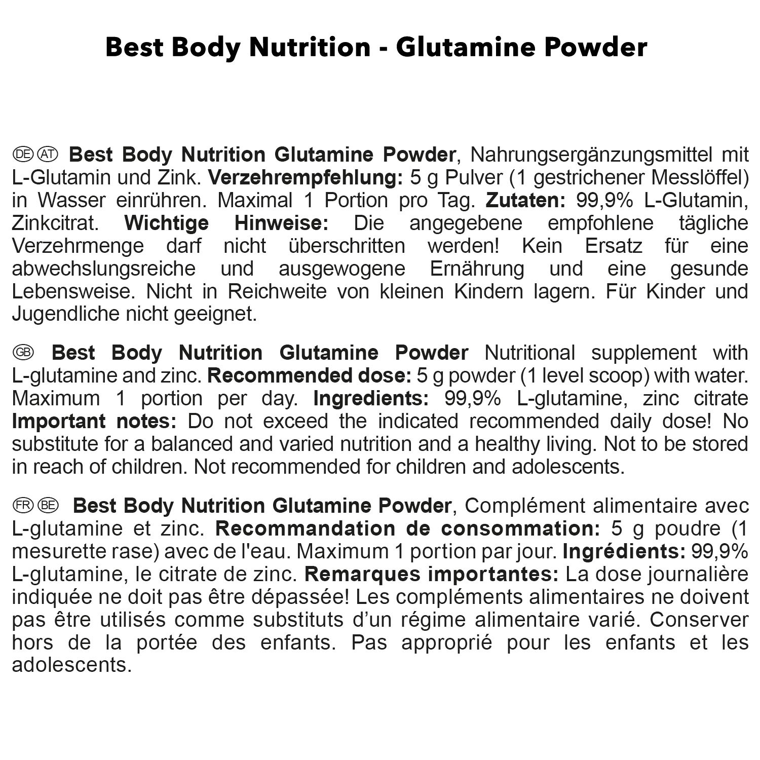 Best Body Nutrition Creatin Pulver