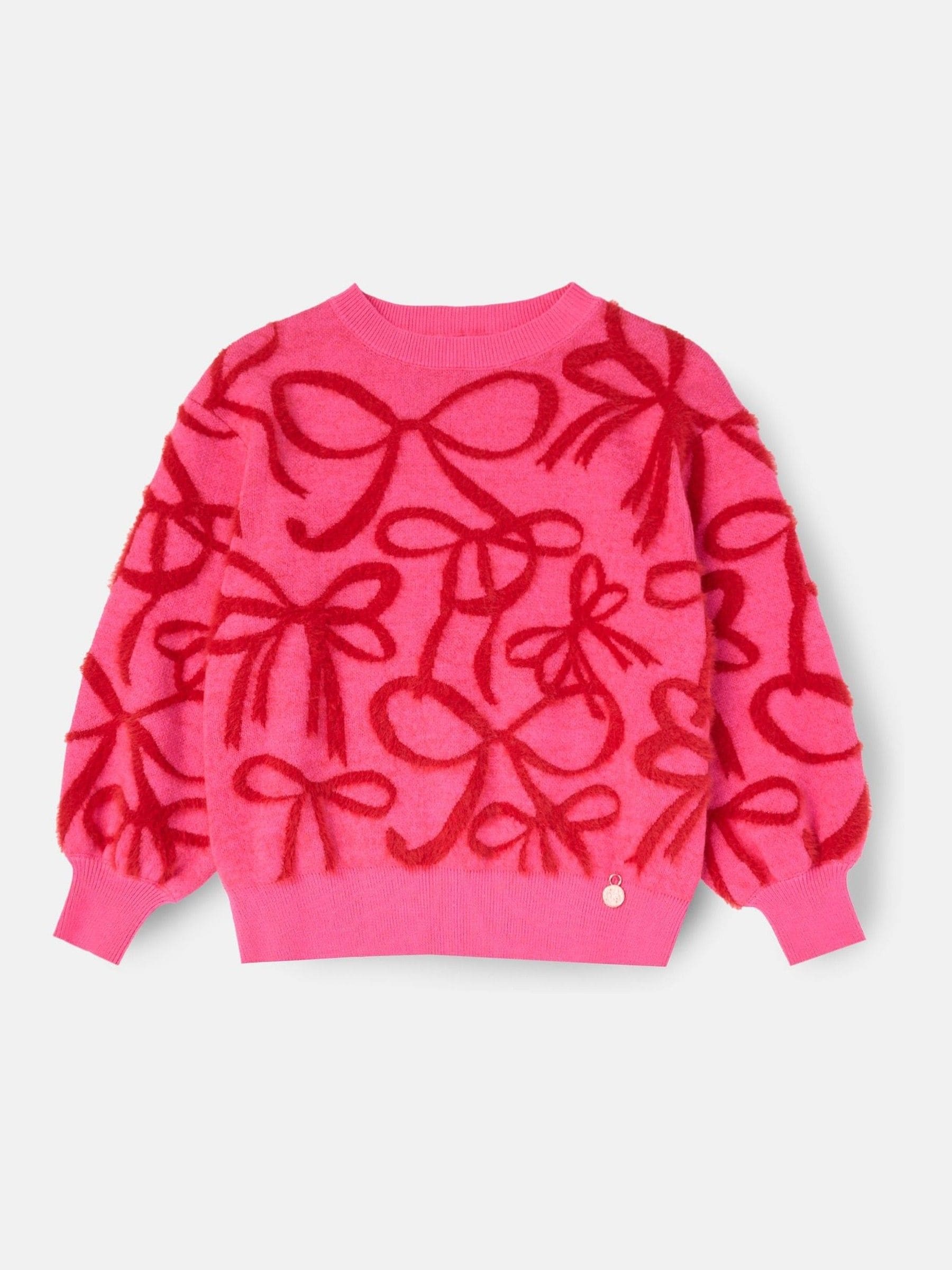 Roze - Angel & Rocket Livia Bow Eyelash Jumper