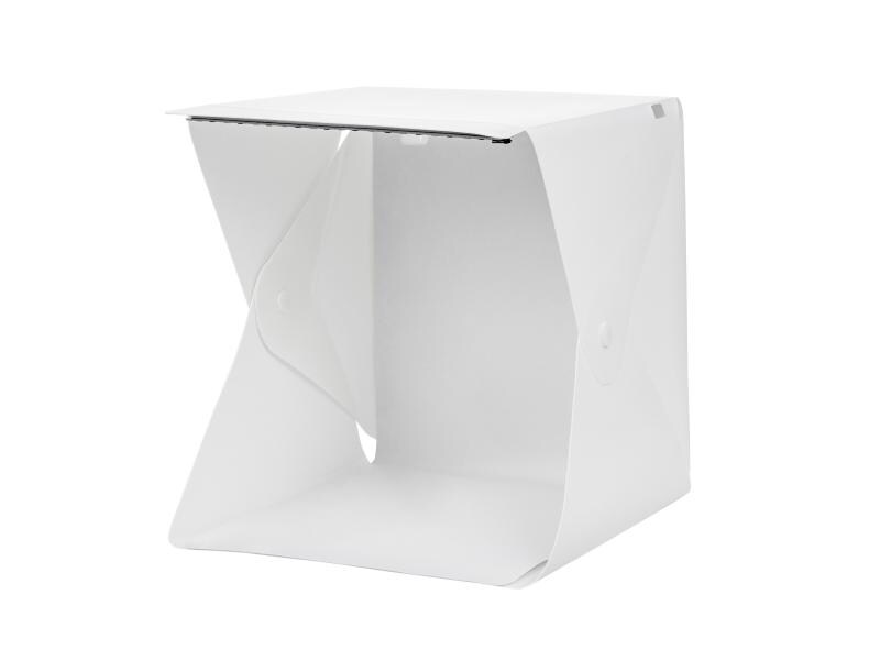 Dörr Aufnahmebox mini ML-2020 Faltbare, stabile DÖRR Licht Box für eine schattenfreie Ausleuchtung z.B. bei der Produktfotograﬁe