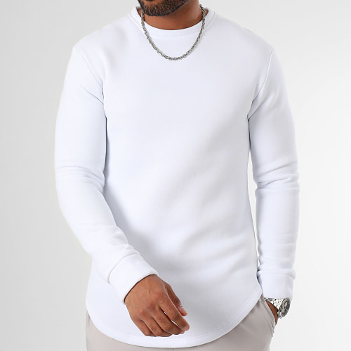 Sweat Crewneck Oversize 0460 Blanc