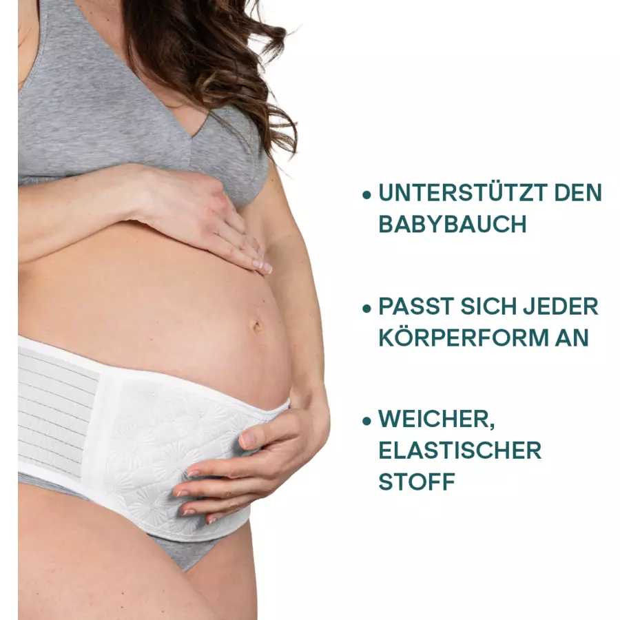KOALA BABYCARE®Bauchband - weiß