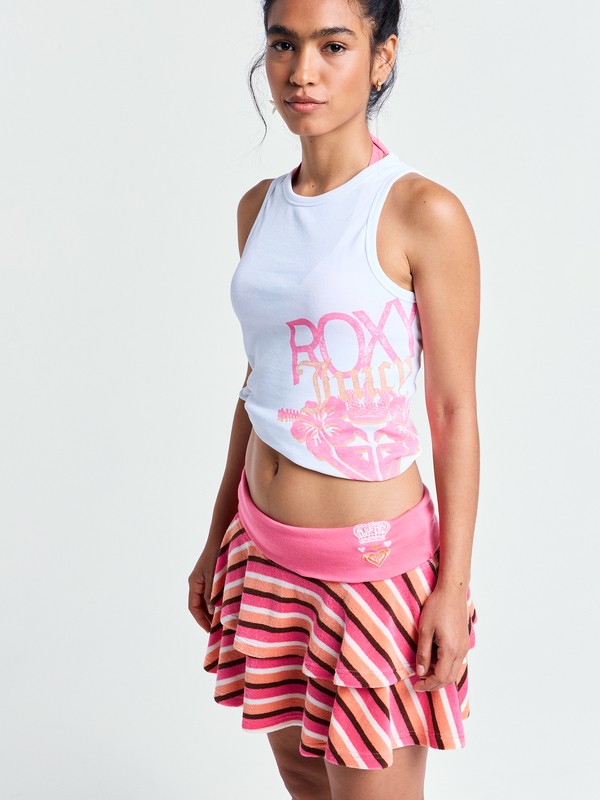 Roxy X Juicy Couture Jupe à volants Rose Femme