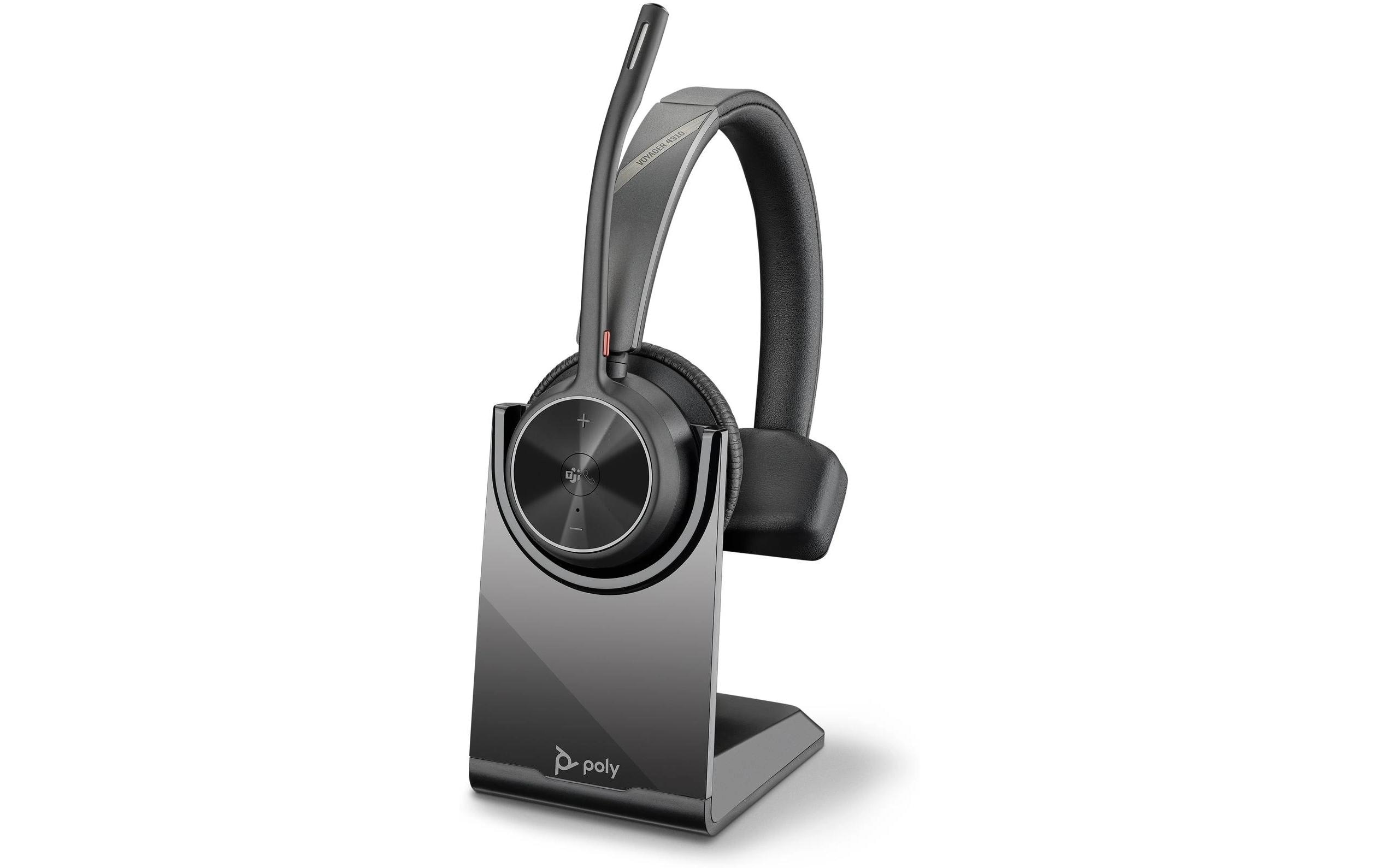 Headset Poly Voyager 4310 MS Mono USB-C, inkl. Ladestation<br>Poly Voyager Bluethootbüro-Headsets