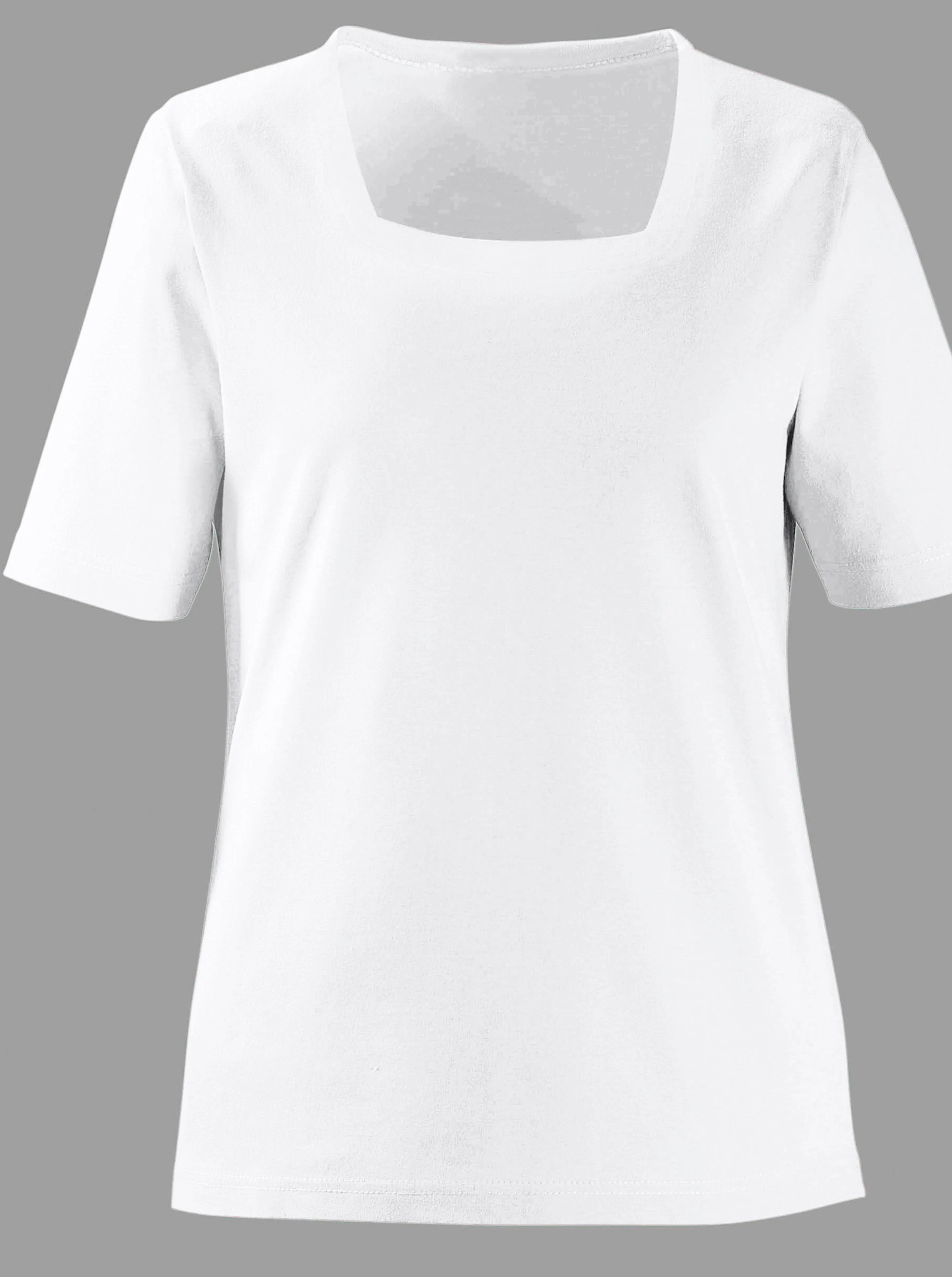 Kurzarmshirt in weiß