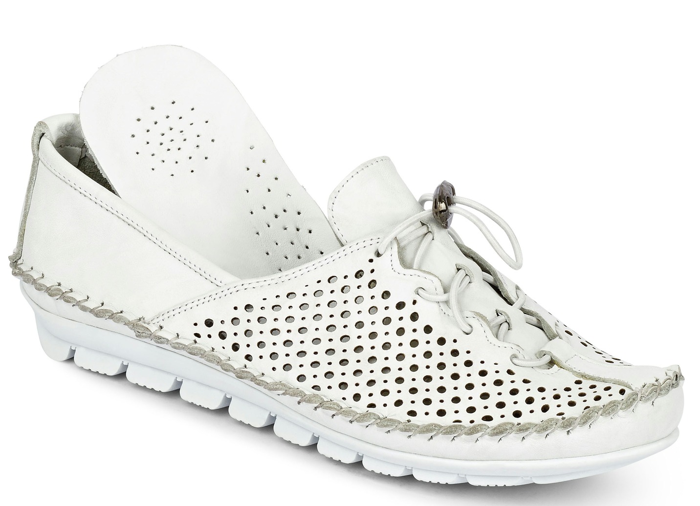 Gemini Mokassin-Slipper mit sommerlicher Perforierung