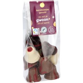 Gwoon kerstklokjes gevuld 150 GRM