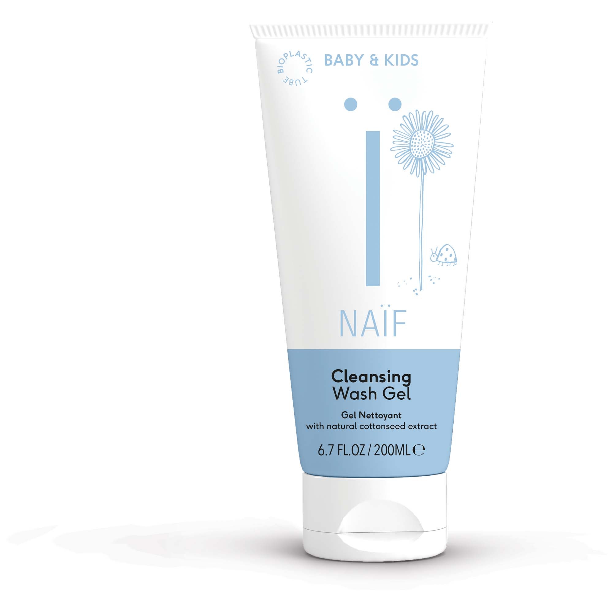 Naif milde baby wasgel 200ml  - baby verzorging - Prénatal