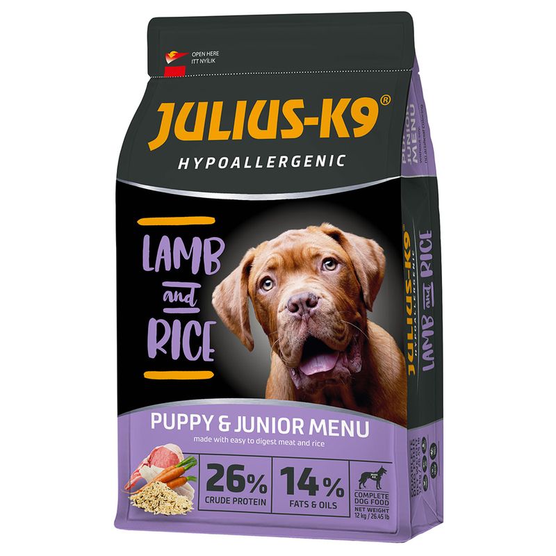 JULIUS-K9 High Premium Puppy & Junior Hypoallergenic agneau