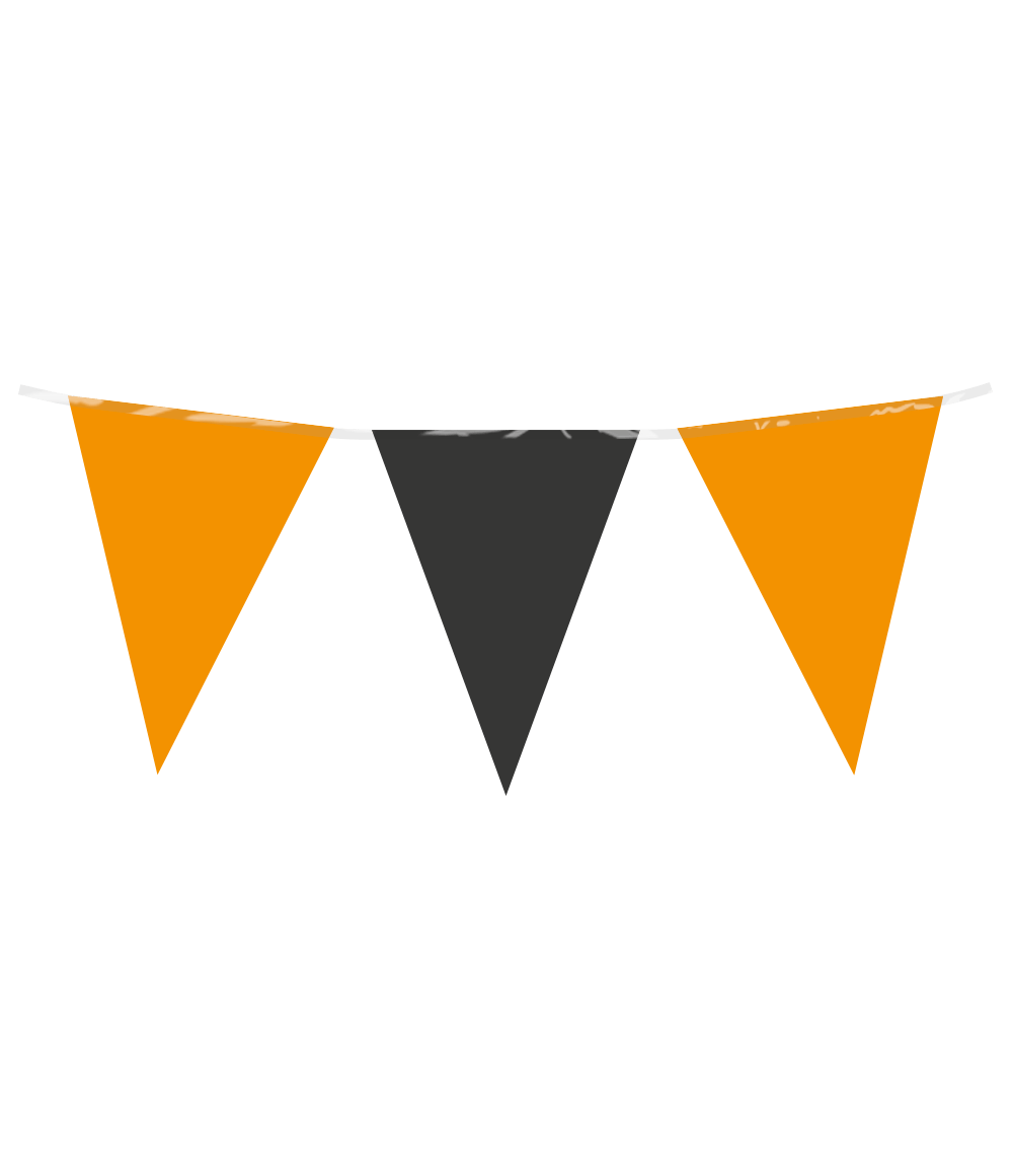 Zwart Oranje Slinger 10m