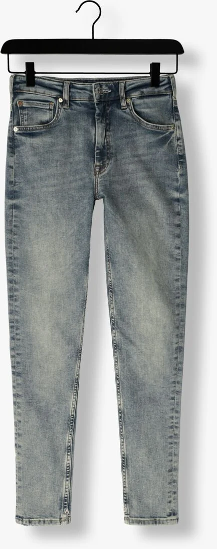 SCOTCH & SODA blauwe scotch & soda skinny jeans haut high rise skinny jeans