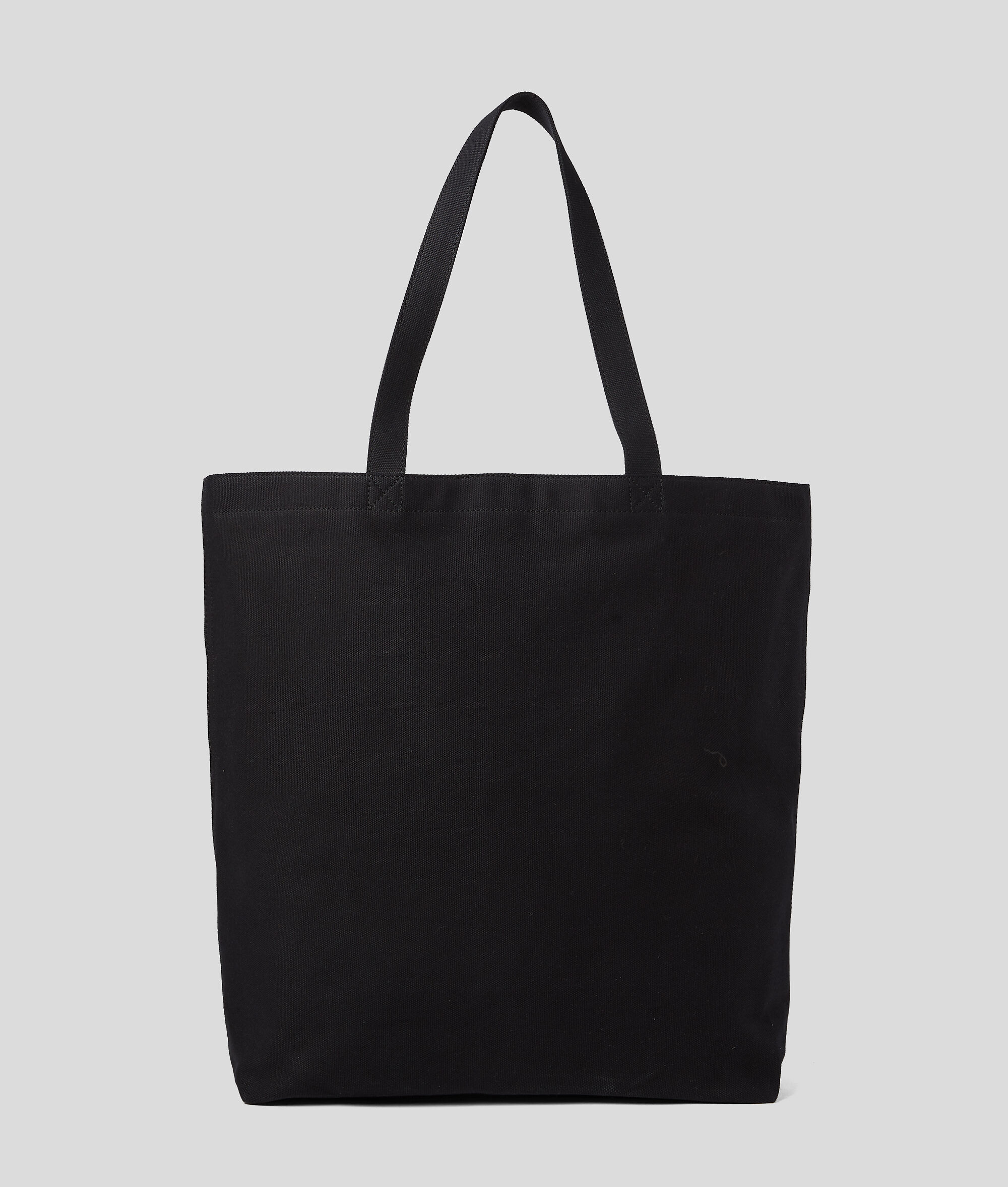 CABAS EN TOILE AVEC EMPIÈCEMENT À LOGO KLJ