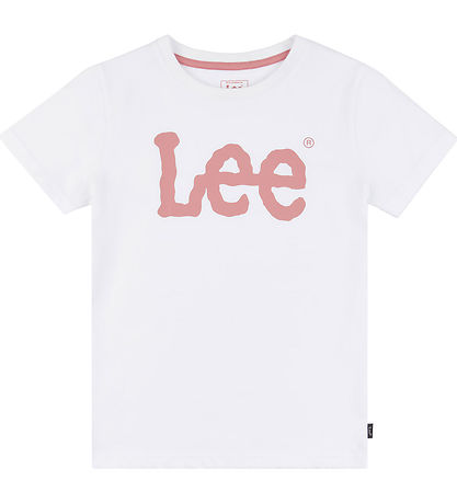 Lee T-shirt - WobBlå Graphic - Bright White