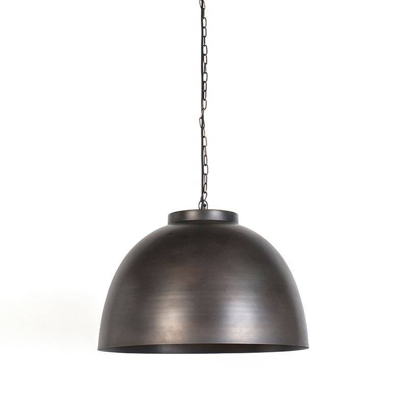 Industriële hanglamp antiek bruin 60 cm - Hoodi