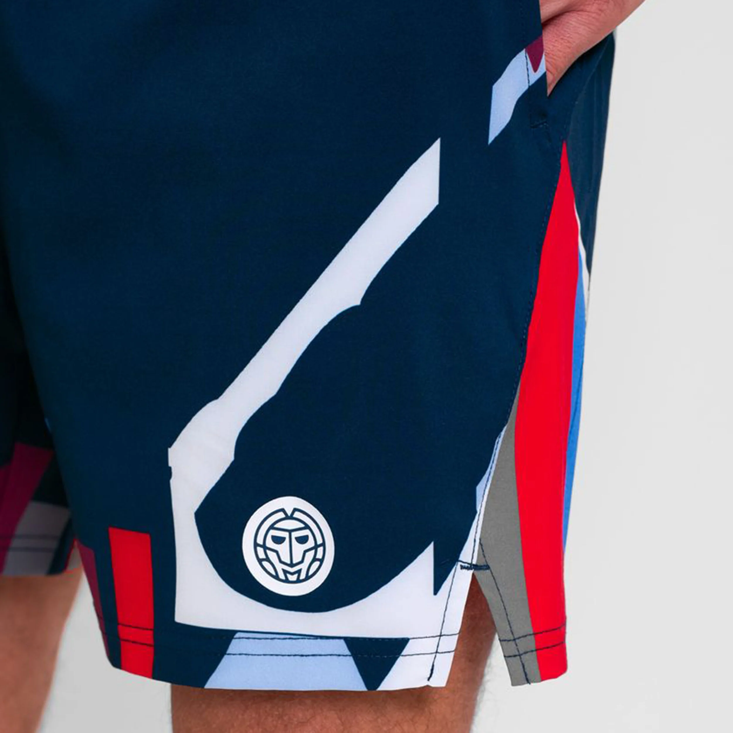BIDI BADU New York 2024 Shorts Hommes - Bleu Foncé , Multicouleur