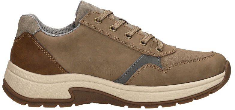 Rieker Veterschoenen Laag taupe