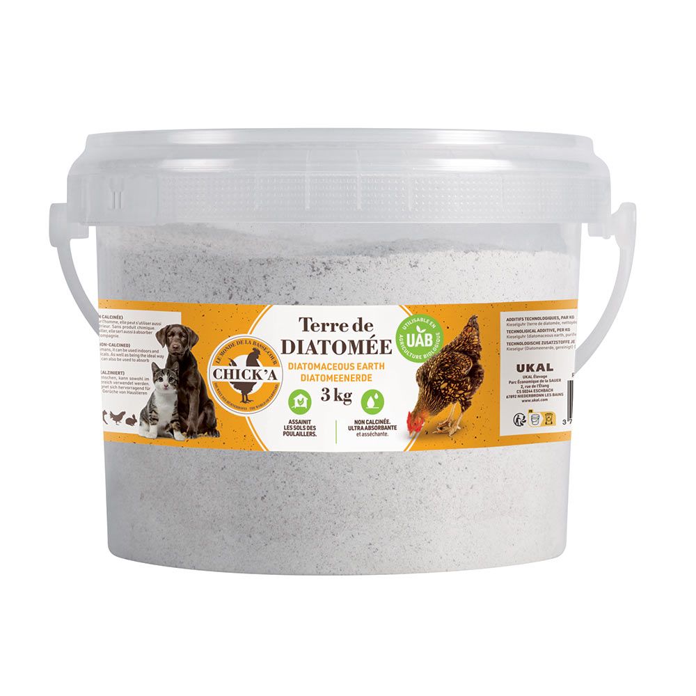 Terre de diatomée (non calcinée) 3 kg