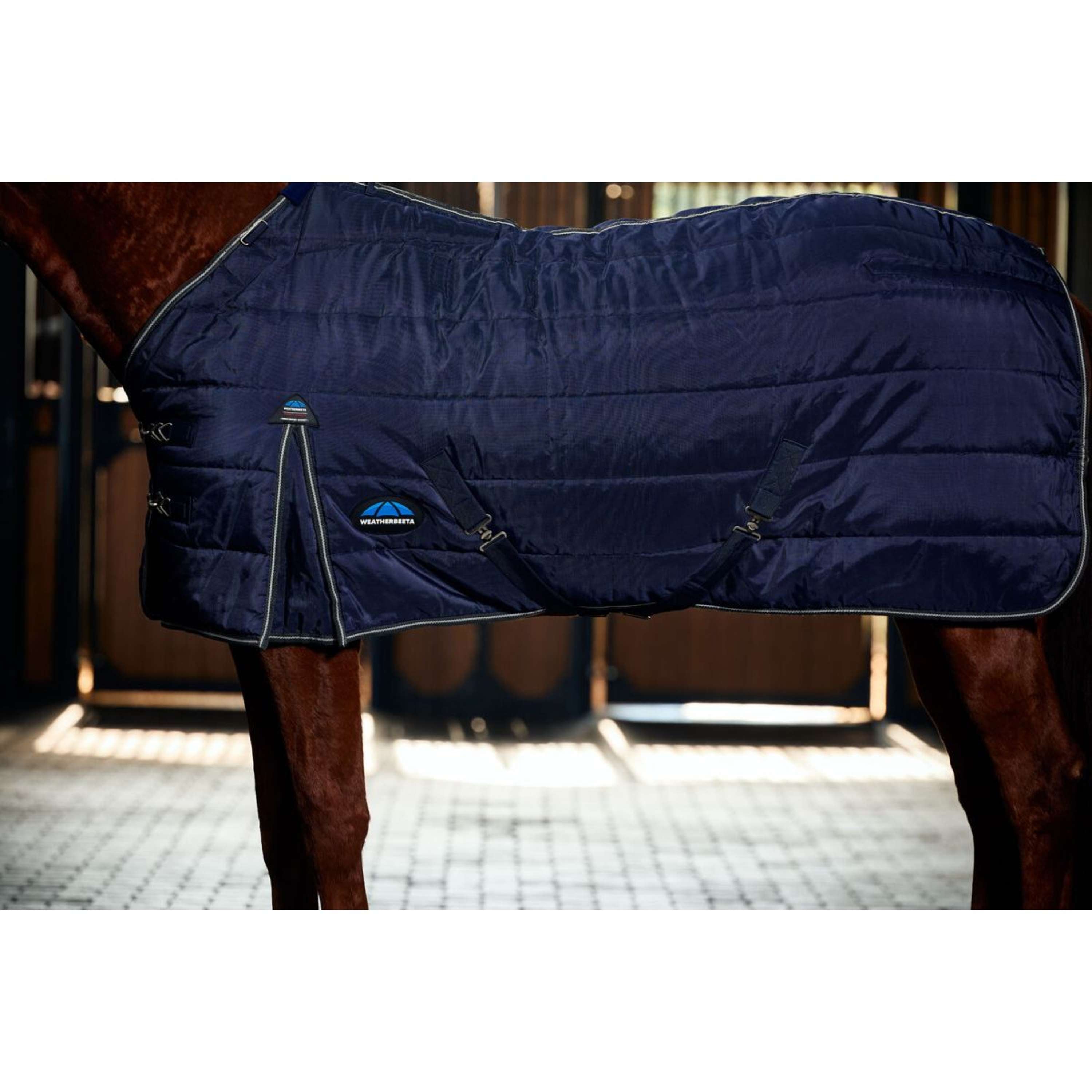 WeatherBeeta Staldeken ComFiTec PP Channel Quilt Detach-A-Neck 220g Na