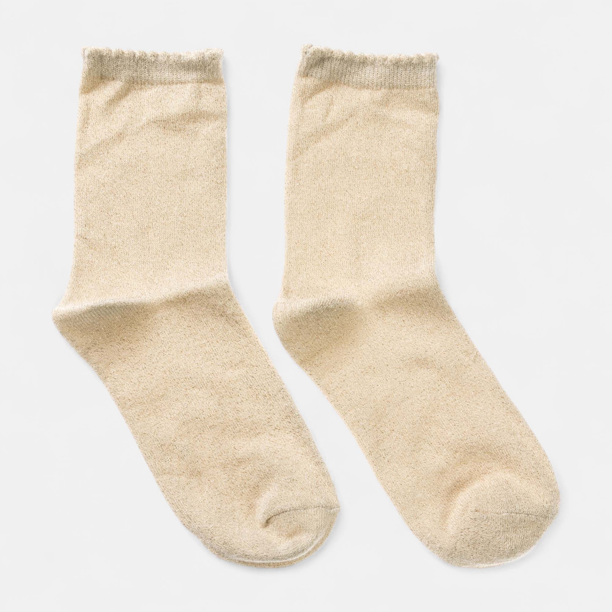 Chaussettes Femme or