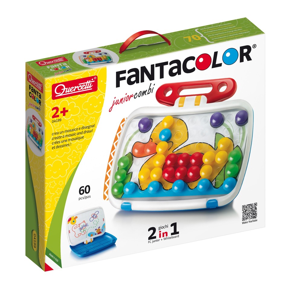 Quercetti - FantaColor Junior Combi stiftmosaik