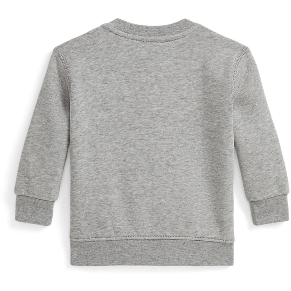 Køb Ralph Lauren Baby Lt Grey Heather Baby Boy Sweatshirt