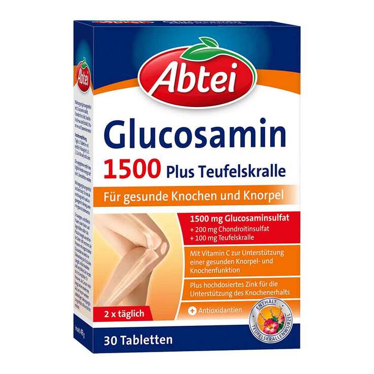 Abtei Glucosamin 1500 Tabletten TF, 30 St