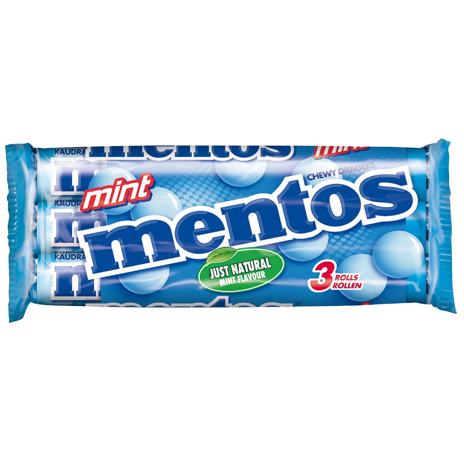 Kaubonbons MENTOS - 3er Pack - sortiert