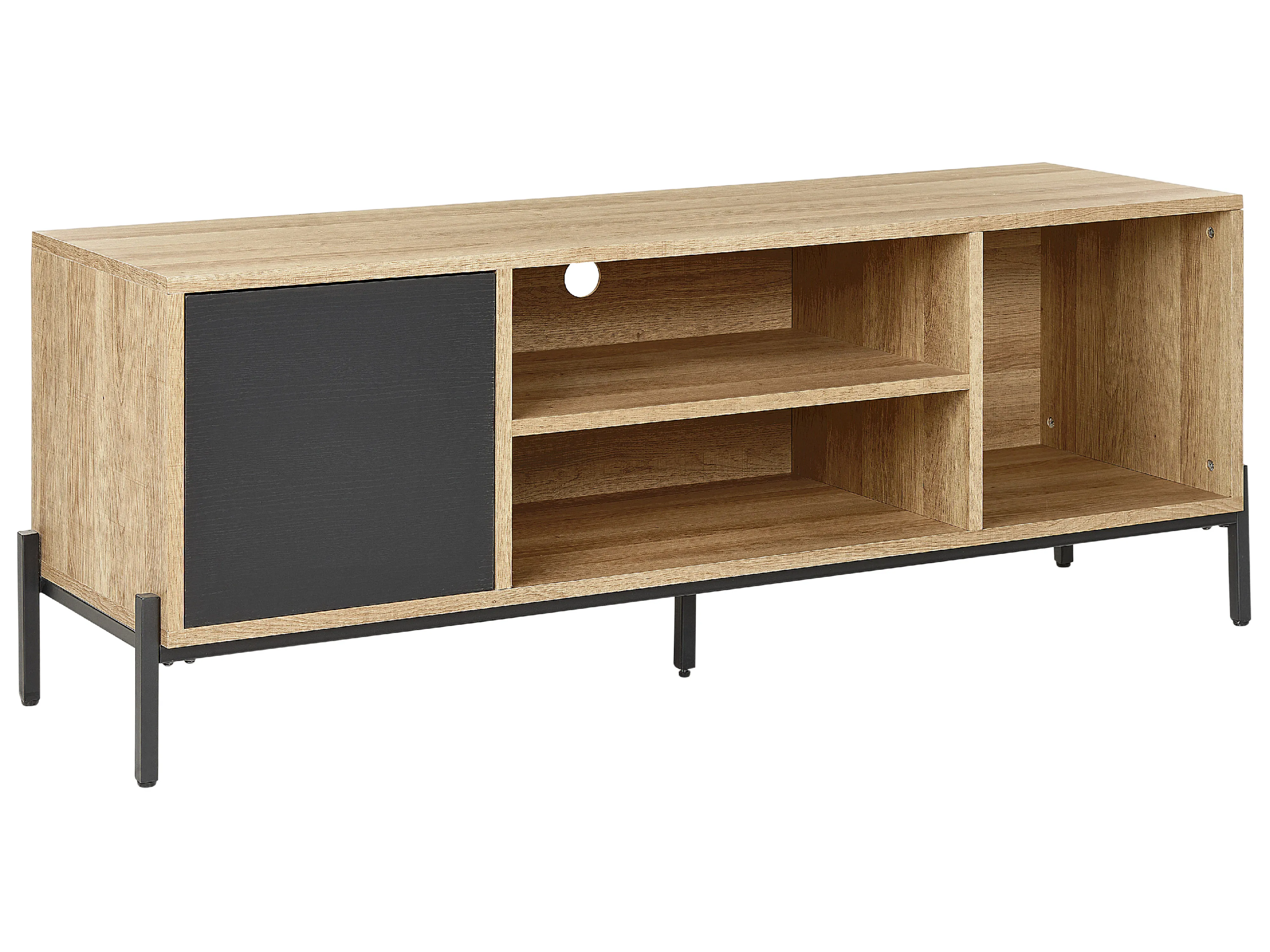 TV-meubel MOINES Bruin/zwart