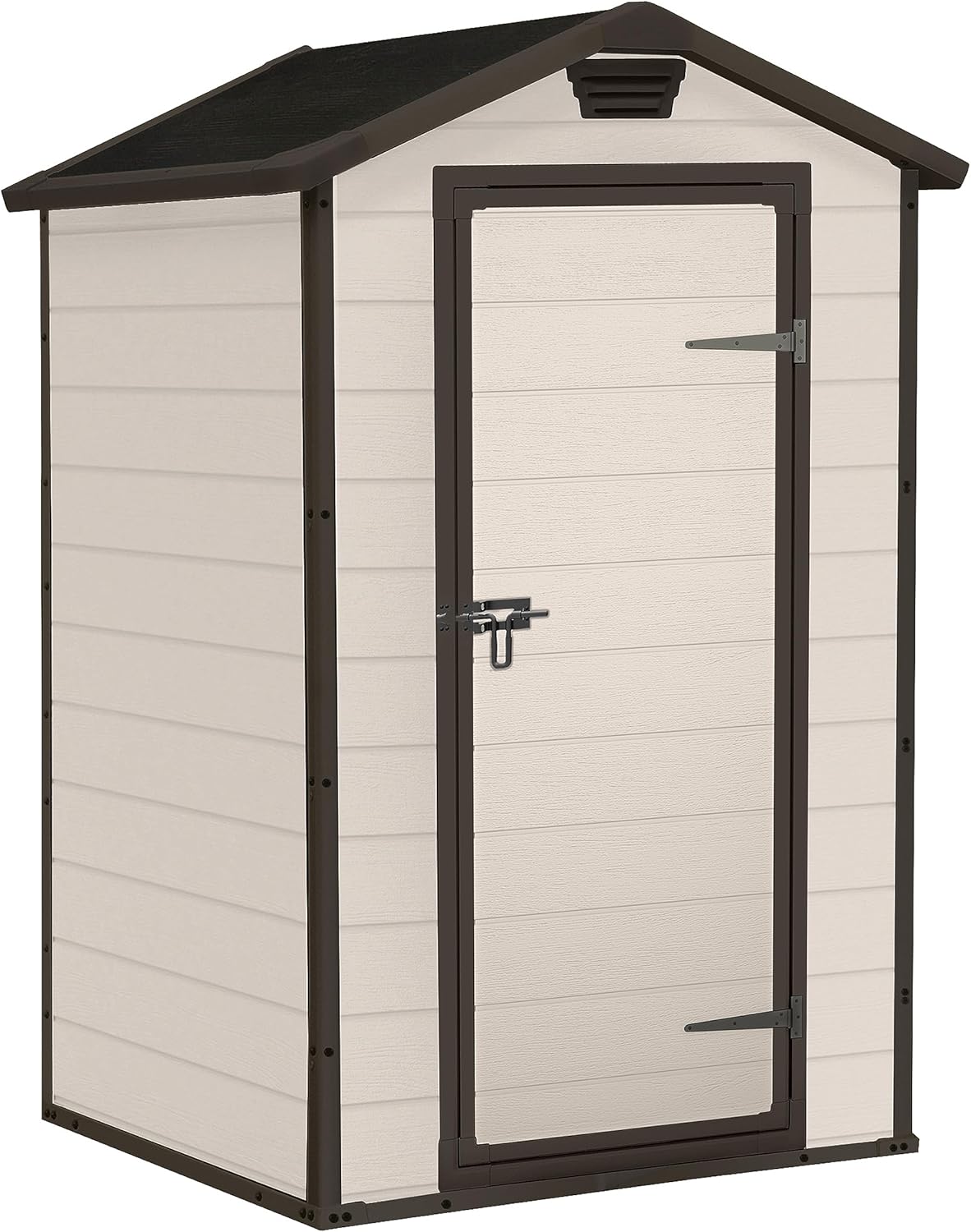 Keter Gerätehaus Manor 4x3, Beige, 1,76m³ Rauminhalt, wetterfest