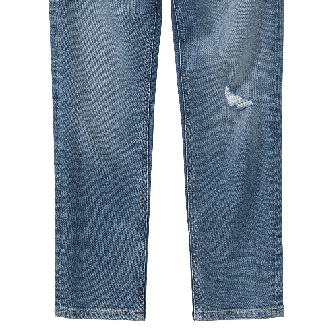 Beatwear Jungen Straight-Jeans im Used-Look blau