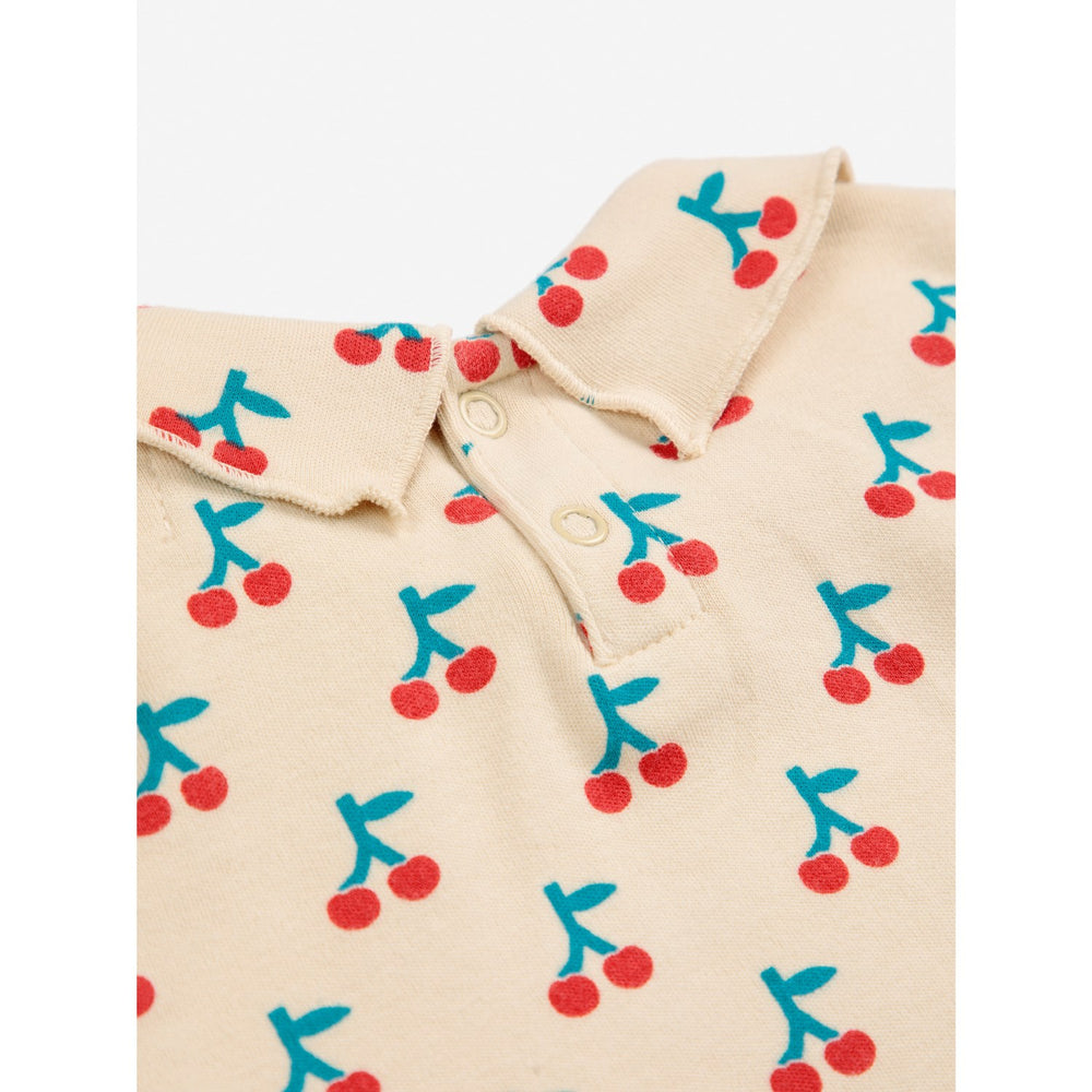 Køb Bobo Choses White Cherry All Over Collar Bluse