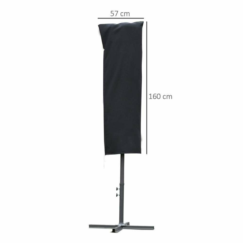 Housse de protection imperméable pour parasol droit polyester oxford