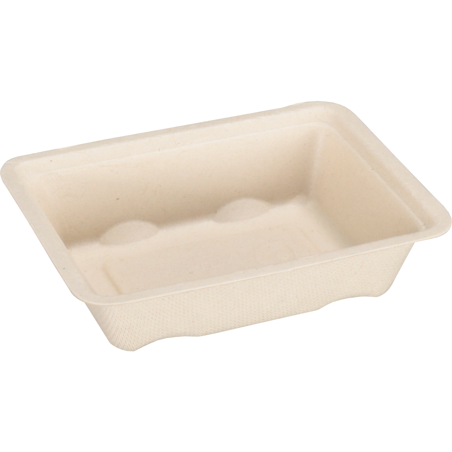 Depa Bak, Bagasse (suikerrietpulp), A7, snackbak, 123x93x32mm, naturel