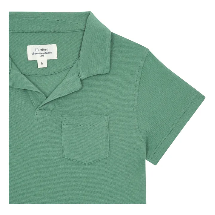 Hartford Polo Piqué | Vert Menthe