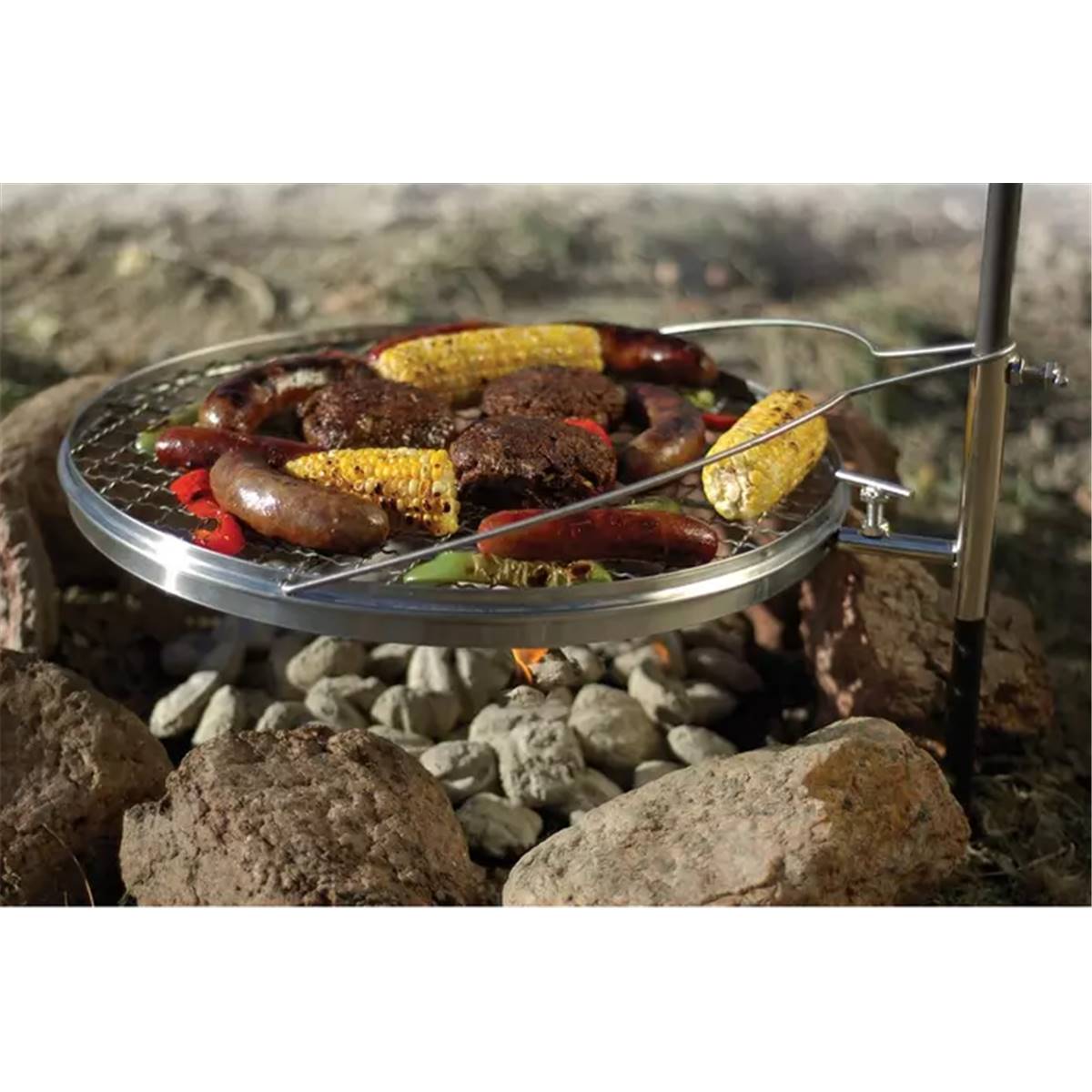 Grille à foyer ouvert pour campeurs