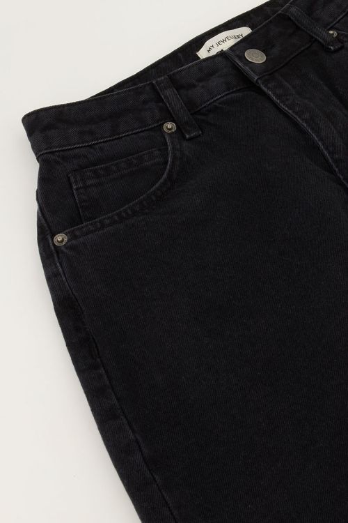 Zwarte wide leg jeans