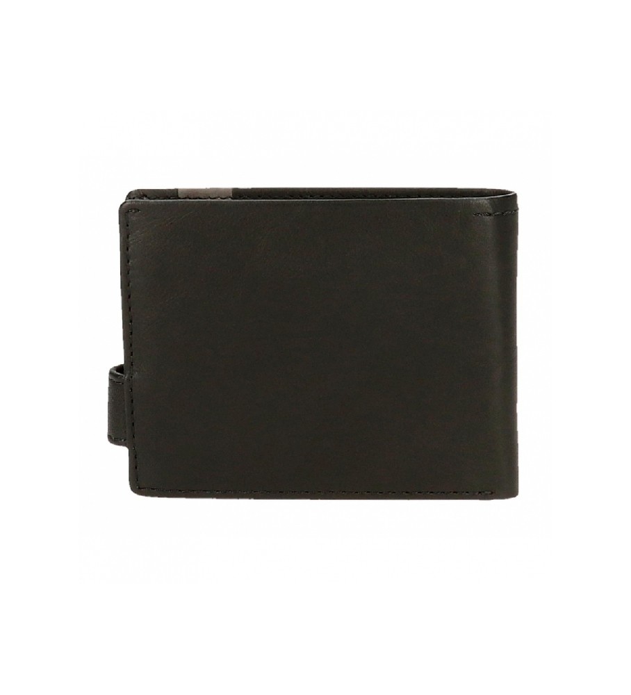 Bolsa Joumma Cartera Adept Max Preta - 11x8,5x1cm -