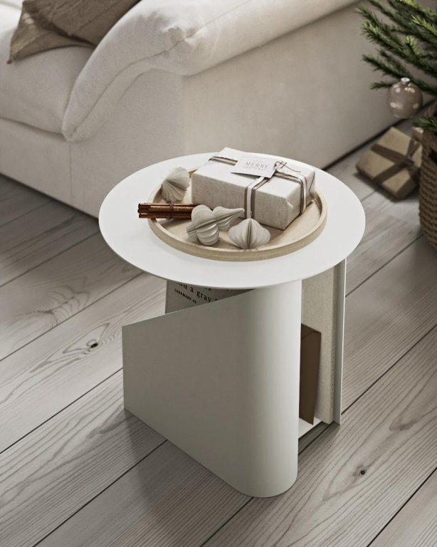 Woud Sentrum bijzettafel warm grey