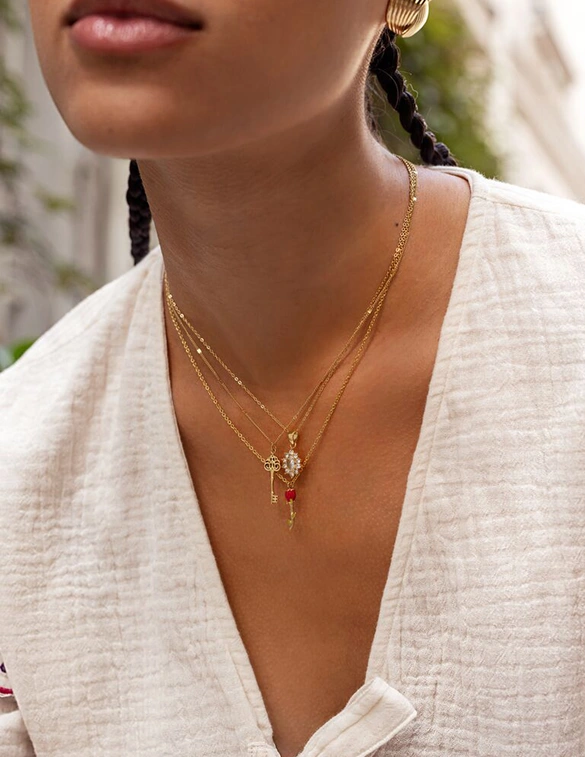My Jewellery Vintage ketting met sleutel MJ11484