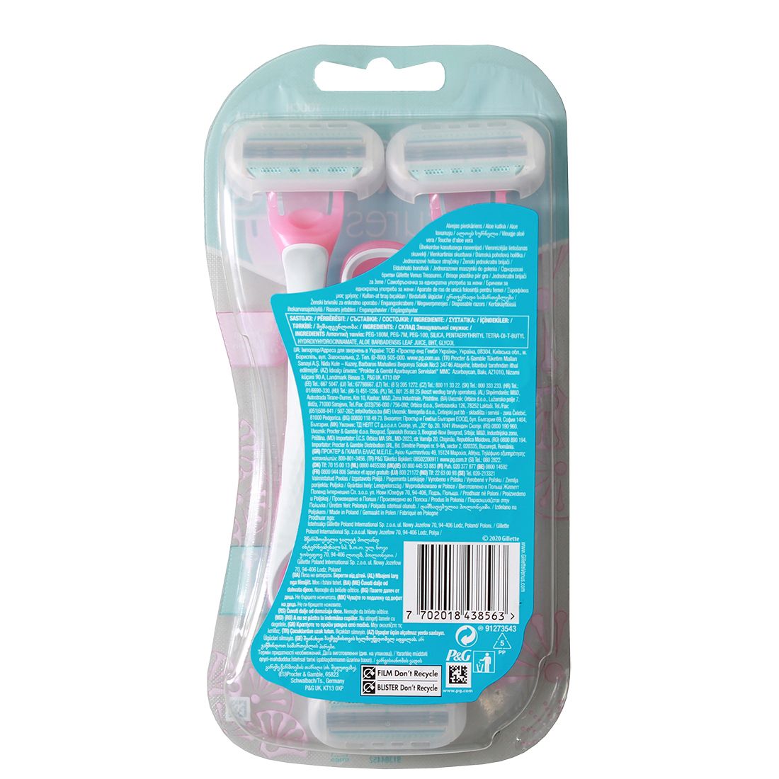 Venus barberhøvel 3pk